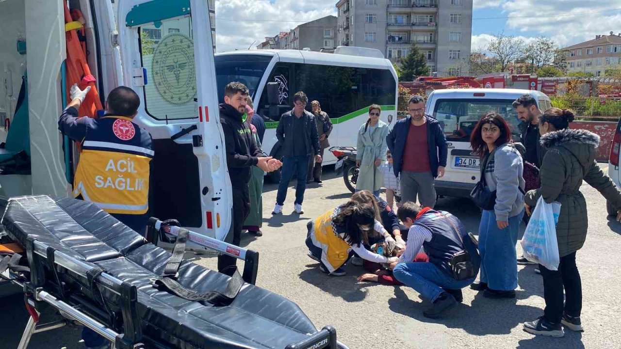 Çorlu Otogarı’nda görünmez kaza