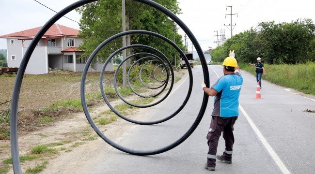 O mahallede 5 bin 500 metrelik içme suyu hattı yenilendi