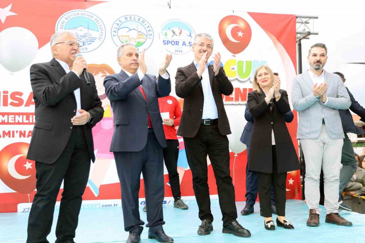 Talas’ta Çocuklara Çifte Bayram Coşkusu