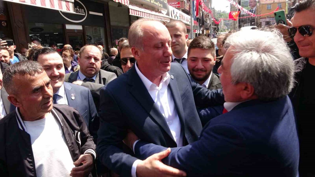 "AK Parti’nin polisi nasıl sizi koruyor" diyen vatandaşa İnce’den "Devletin polisine saygısızlık yapma" cevabı