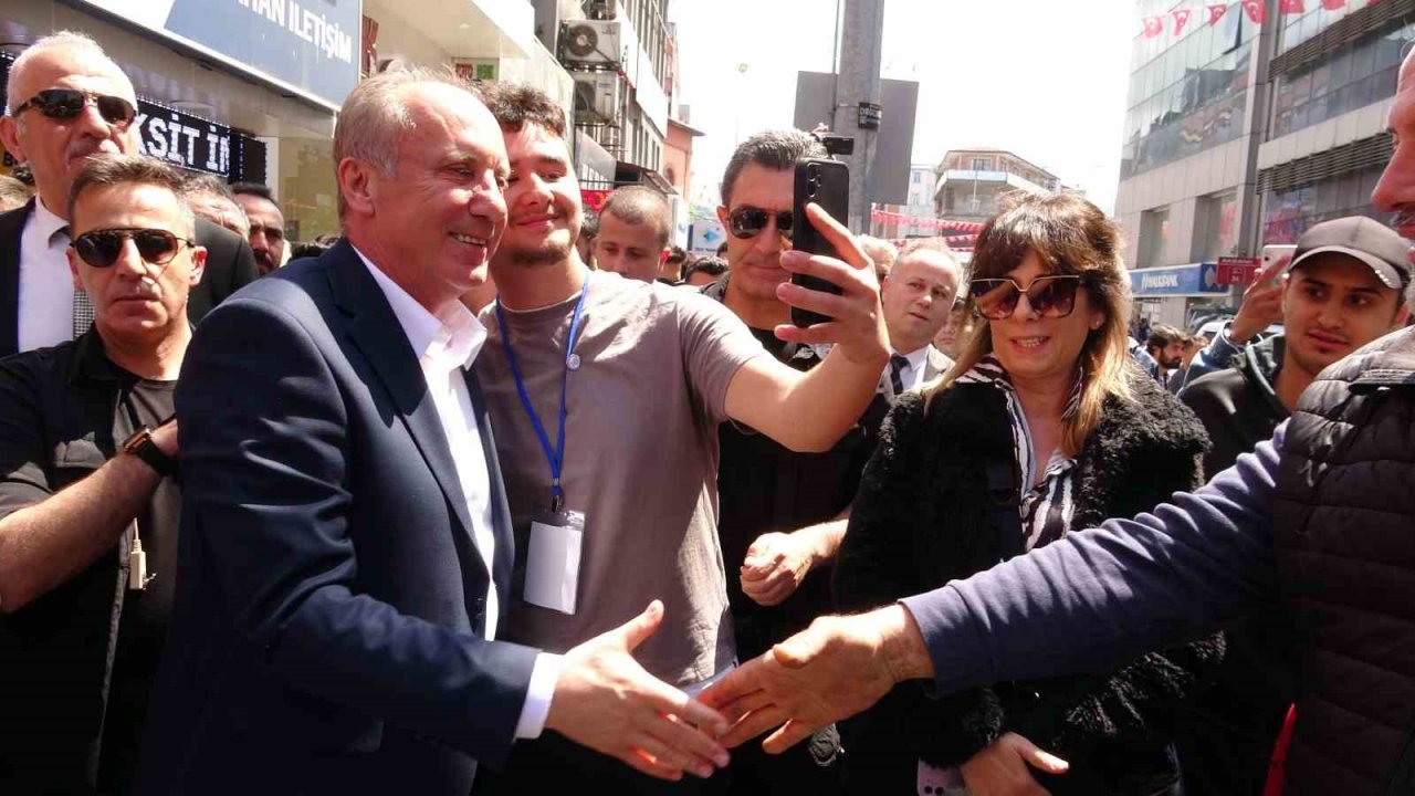 "AK Parti’nin polisi nasıl sizi koruyor" diyen vatandaşa İnce’den "Devletin polisine saygısızlık yapma" cevabı
