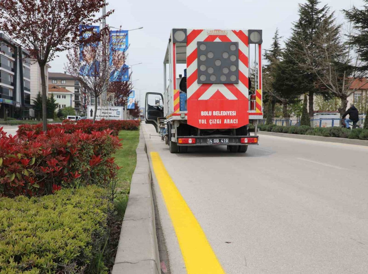 Bolu’da 200 yaya geçidi boyanacak