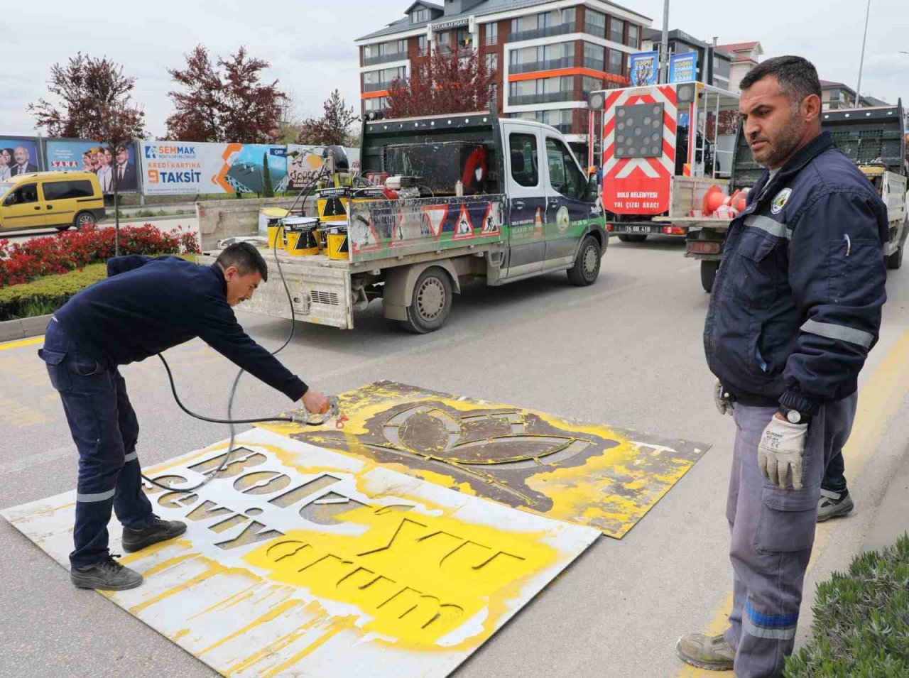 Bolu’da 200 yaya geçidi boyanacak