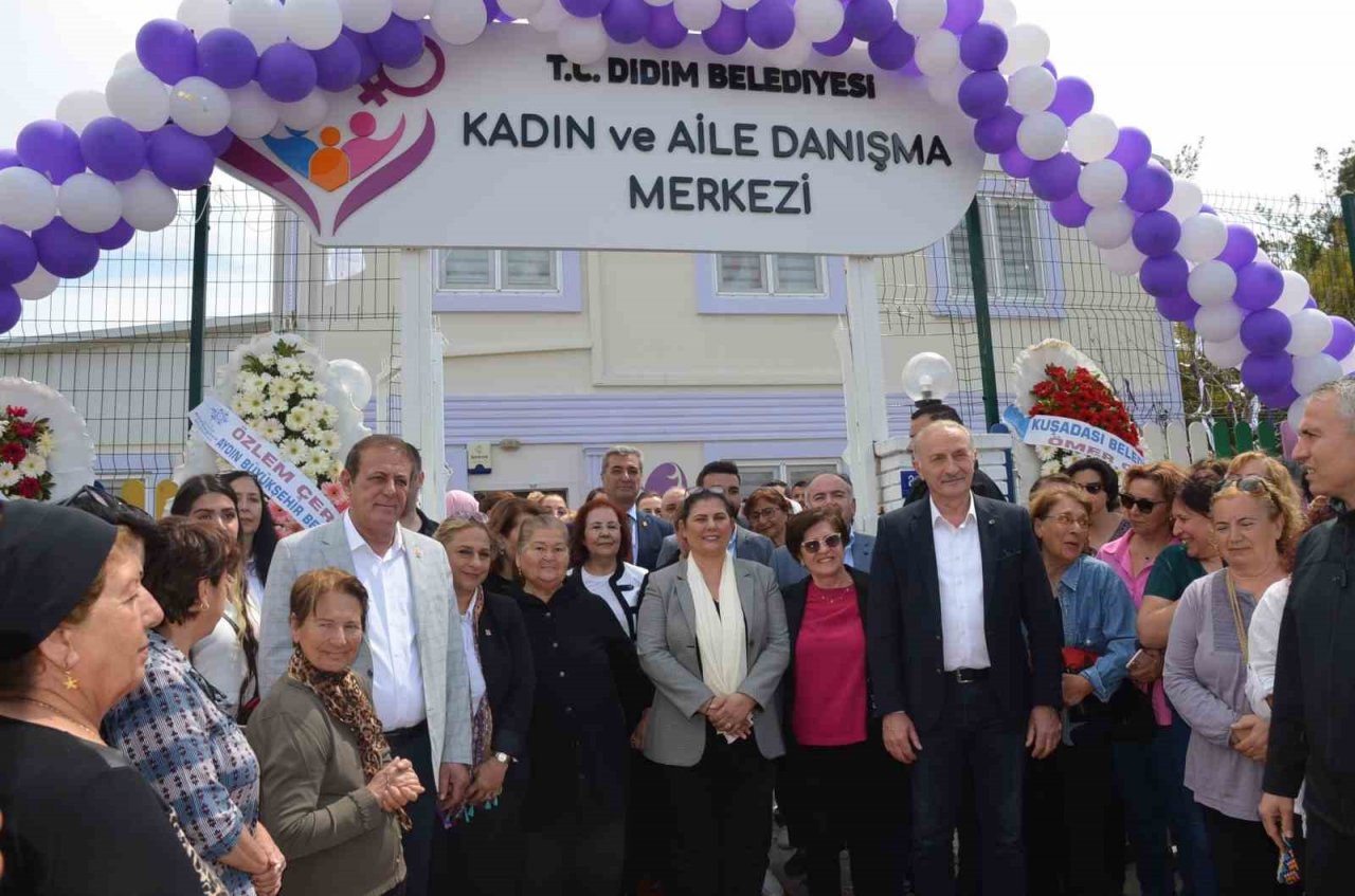 Didim Belediyesi Kadın ve Aile Danışma Merkezi törenle hizmete açıldı