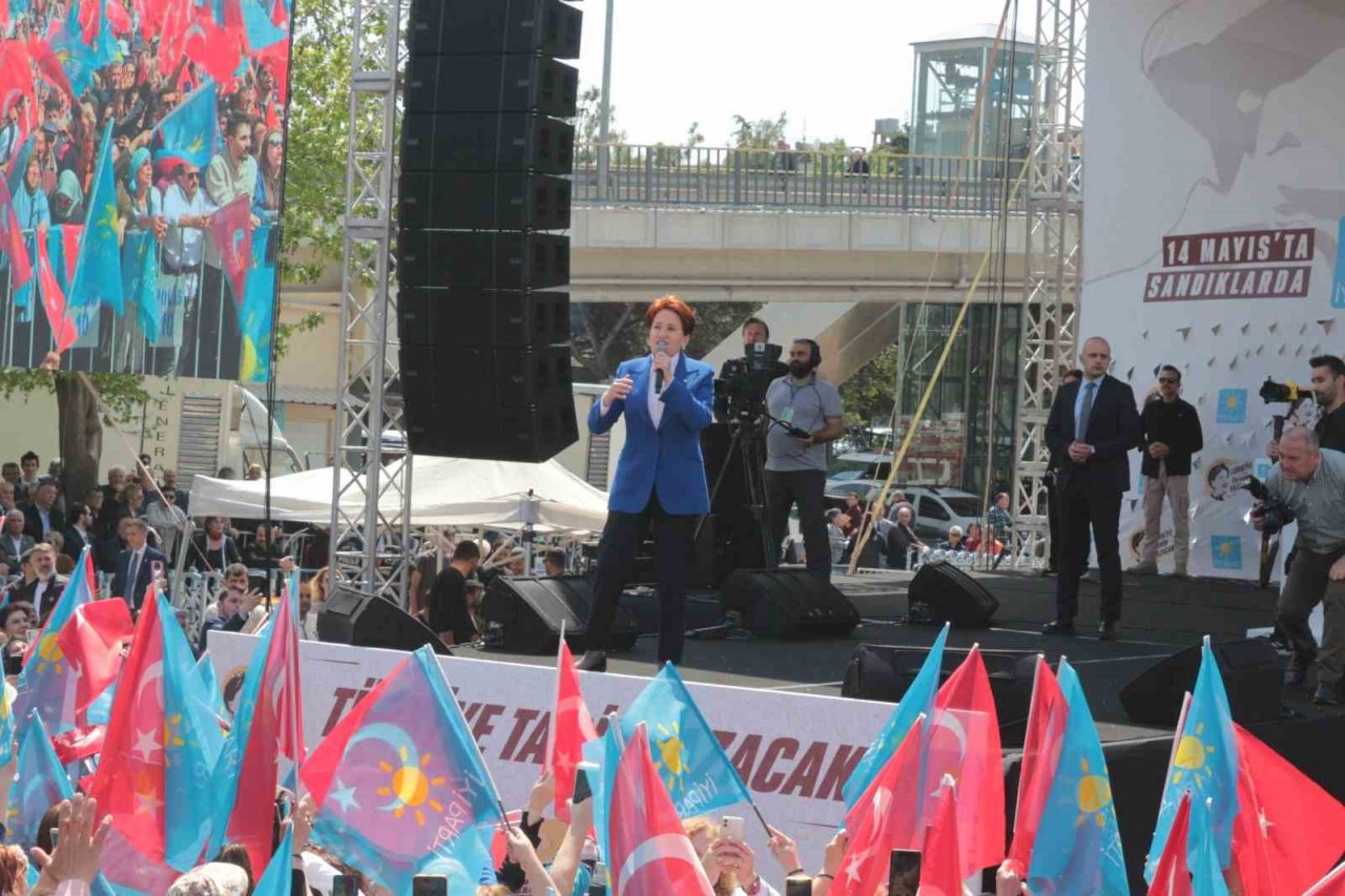 Akşener: "İYİ Parti’yi birinci parti yapın, ben de başbakan olayım"