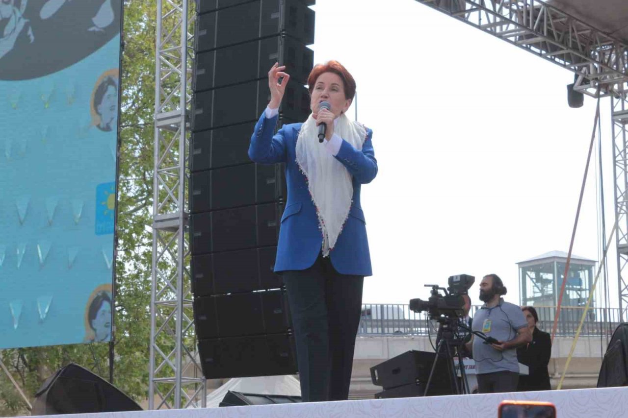 Akşener: "İYİ Parti’yi birinci parti yapın, ben de başbakan olayım"