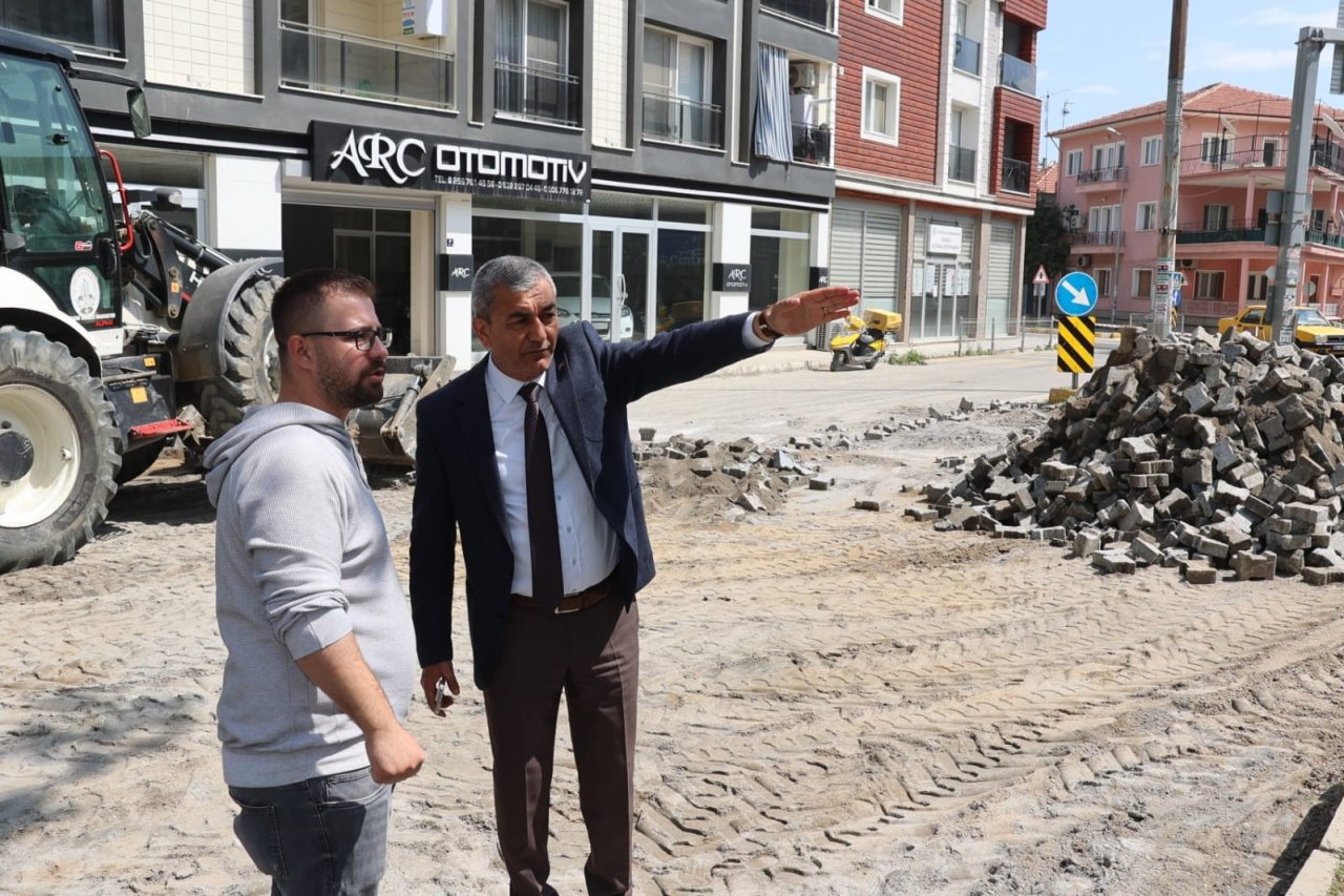 Başkan Kaplan’dan yol yapım çalışmalarına yakın takip