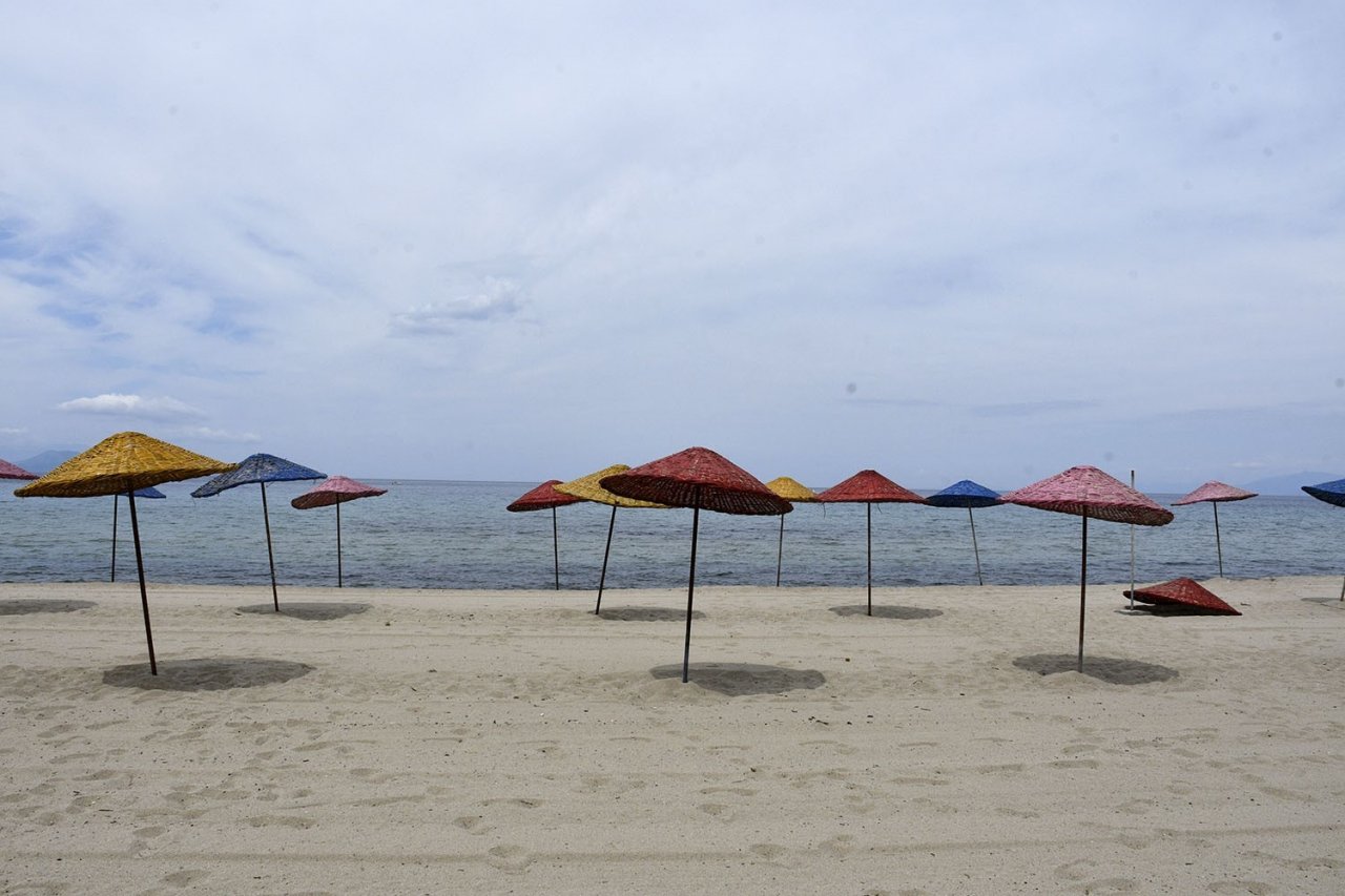 Kuşadası’nın plajları yaza hazırlanıyor