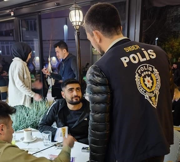 Kütahya’da yasa dışı bahis-siber denetim uygulaması