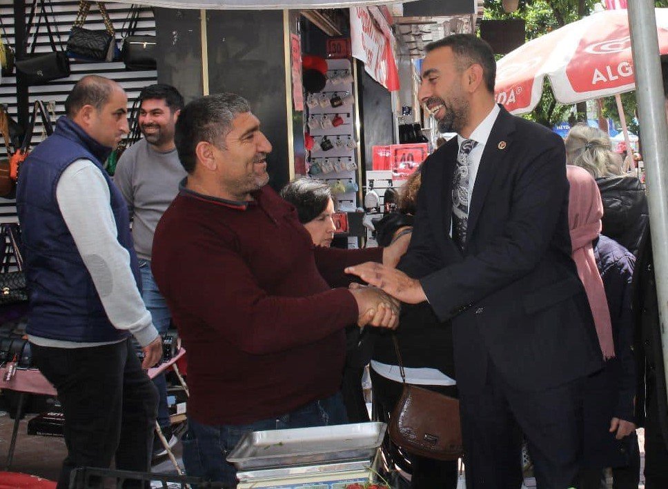 Milletvekili Adayı Eşin, seçim çalışmalarını sürdürüyor