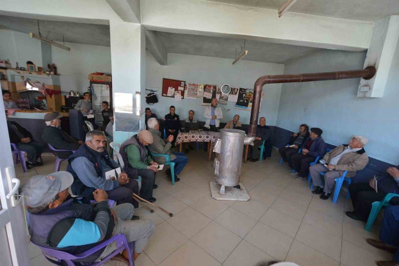 Orman yangınları bilgilendirme toplantıları devam ediyor