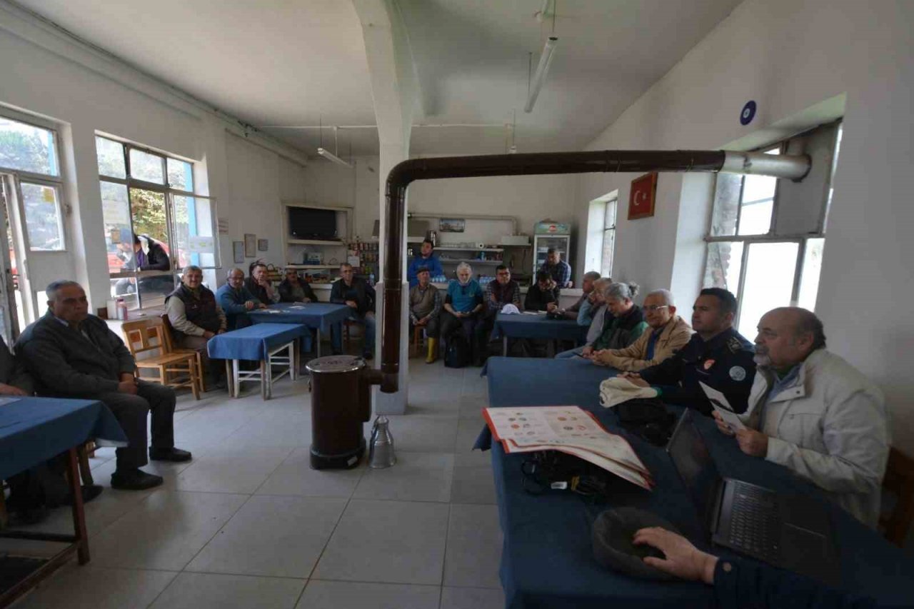 Orman yangınları bilgilendirme toplantıları devam ediyor