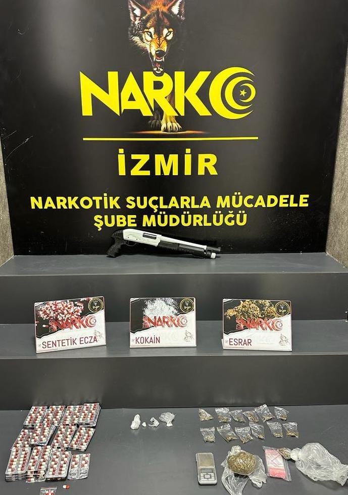 İzmir’de 57 uyuşturucu operasyonunda 57 tutuklama