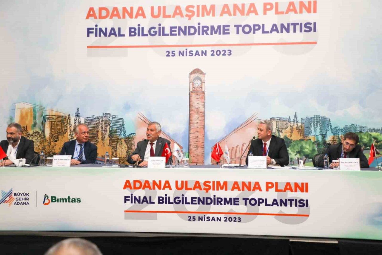 Adana Ulaşım Ana Planı Bilgilendirme toplantısı yapıldı