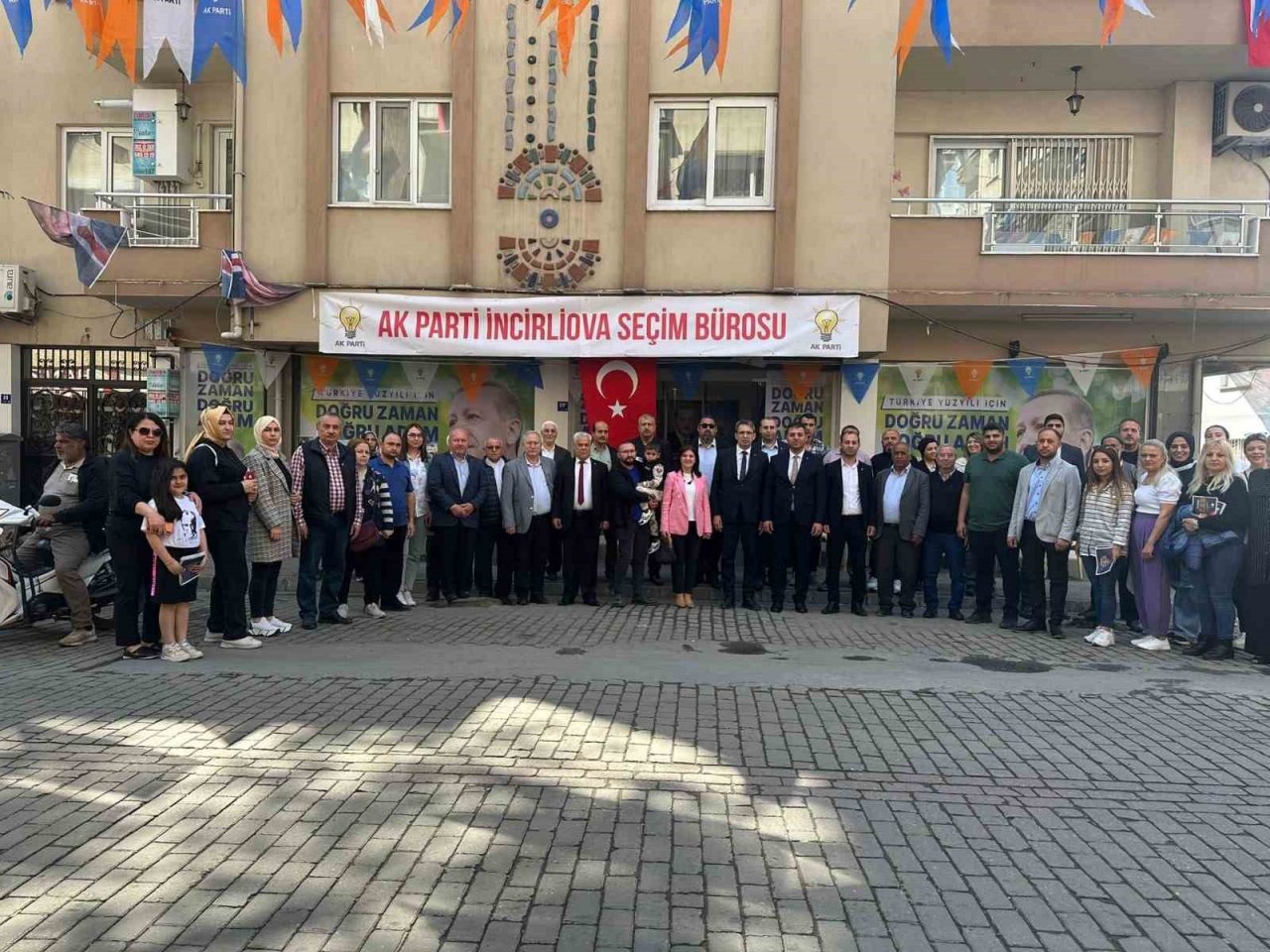 AK Parti’li Ökten, İncirliova’da seçim çalışmalarına katıldı