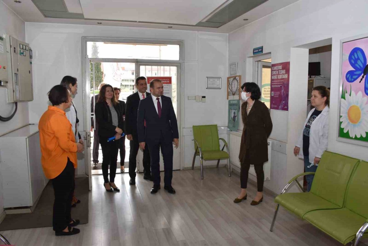 Aydın İl Sağlık Müdürü Şenkul, KETEM çalışmalarını yerinde inceledi