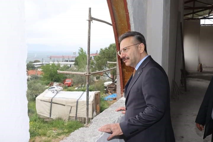 Koçarlı Cemevi ve Kültür Merkezi inşaatında sona yaklaşıldı