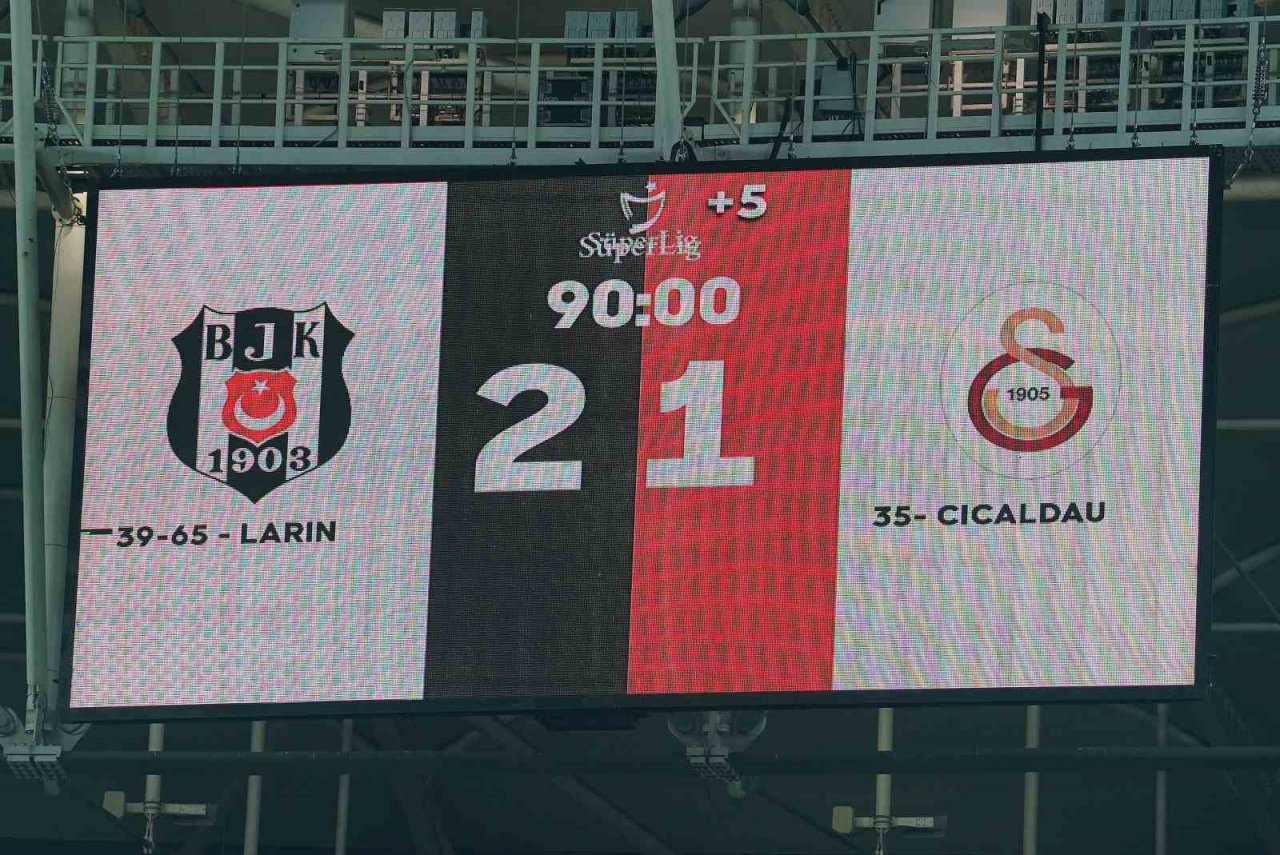 Beşiktaş evinde Galatasaray’a kaybetmiyor