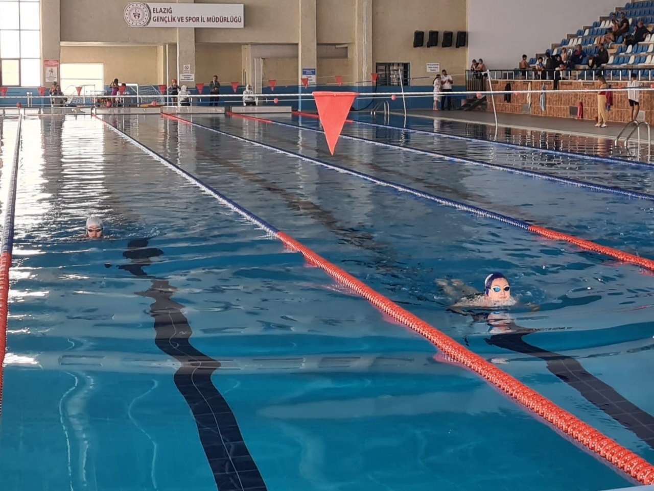 Elazığ’da yüzme şampiyonası
