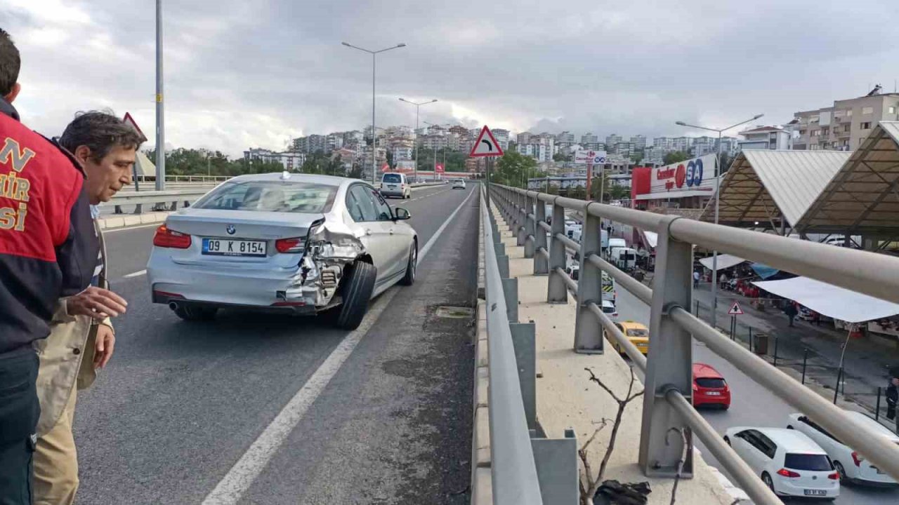 Kuşadası’nda trafik kazası: 2 yaralı