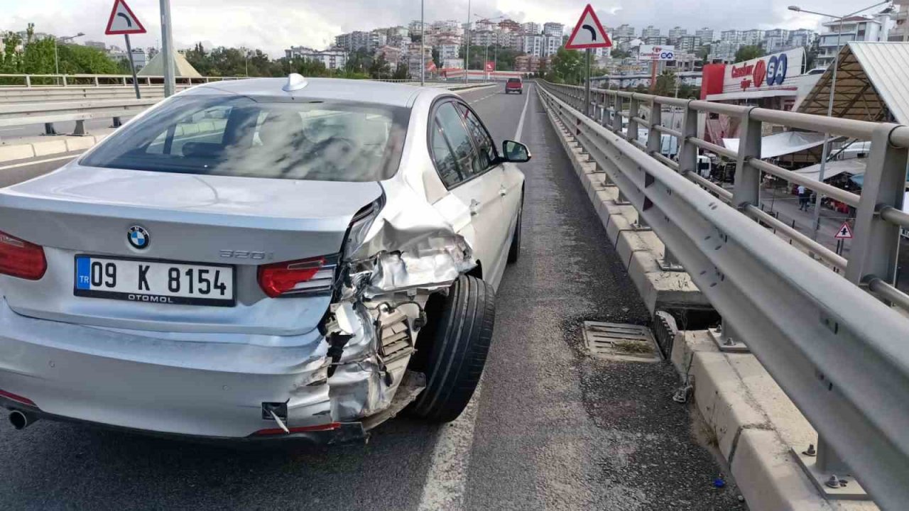 Kuşadası’nda trafik kazası: 2 yaralı