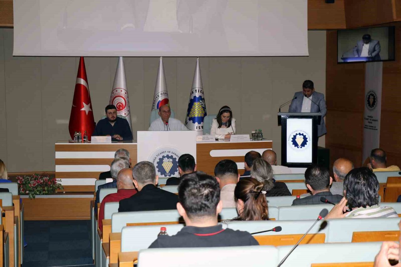 Manisa TSO nisan ayı meclis toplantısı yapıldı