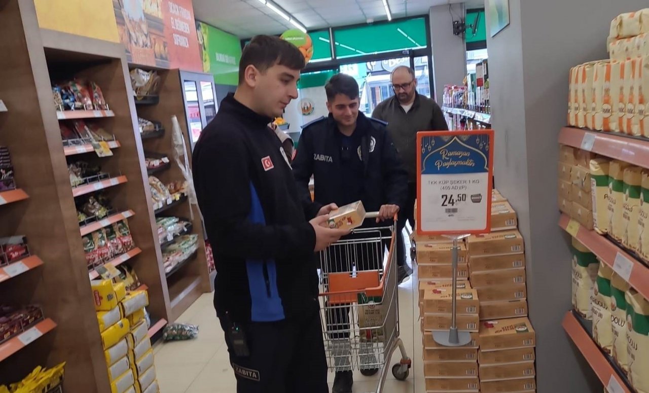 Altınova’da marketler denetlendi