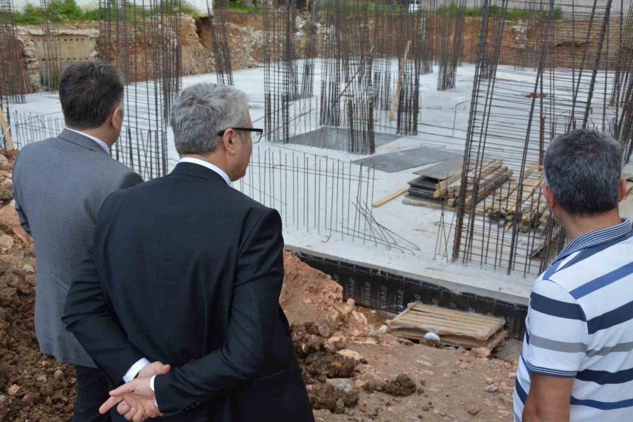 Kaymakam Odabaş’tan eğitim yatırımlarına inceleme