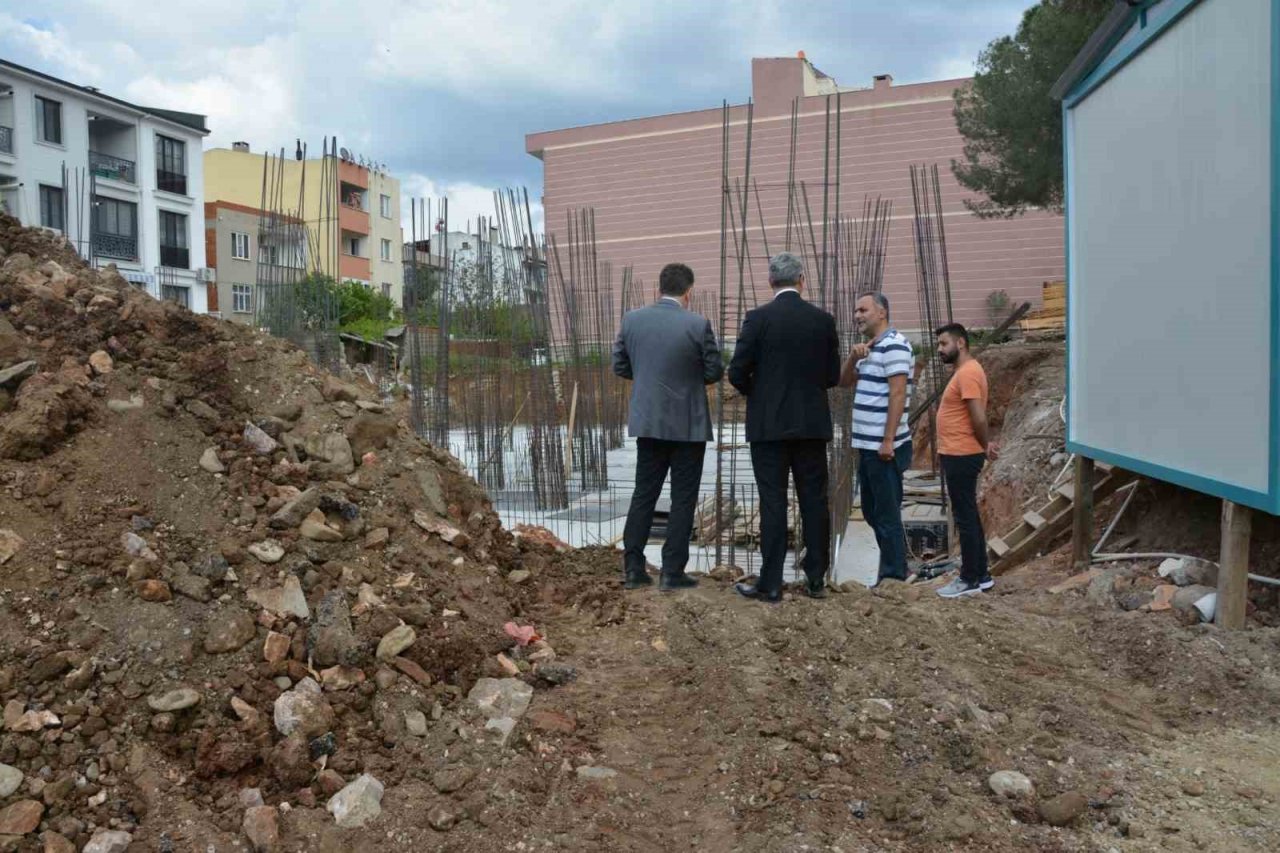 Kaymakam Odabaş’tan eğitim yatırımlarına inceleme