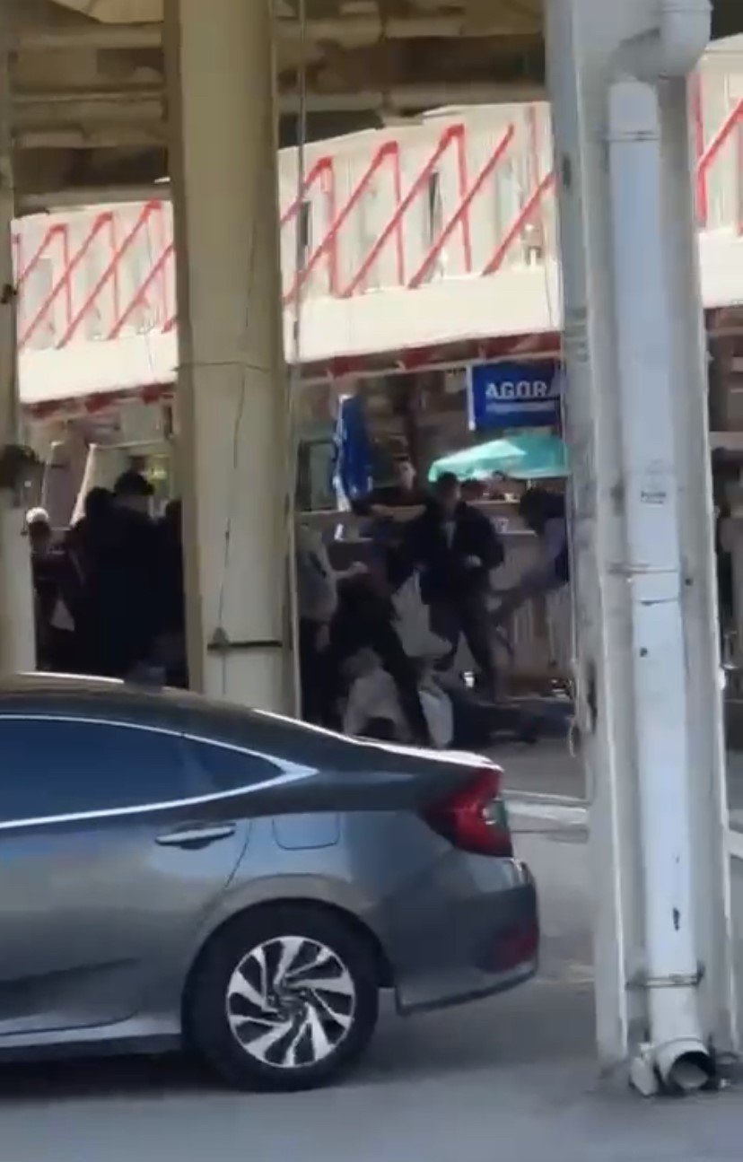 Bursa’da gençlerin meydan muharebesi kameralarda