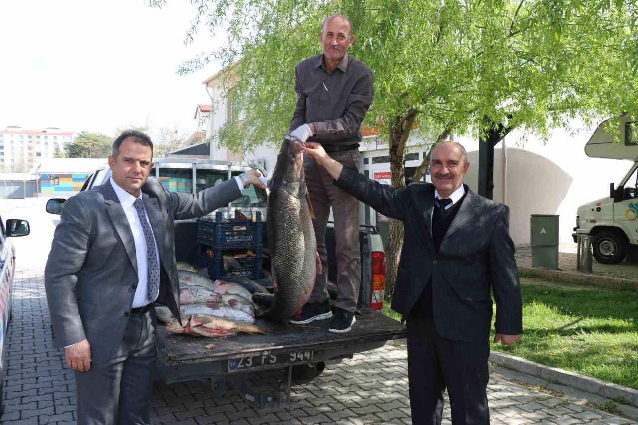 Elazığ’da kaçak avlanan 2,5 ton balık ele geçirildi