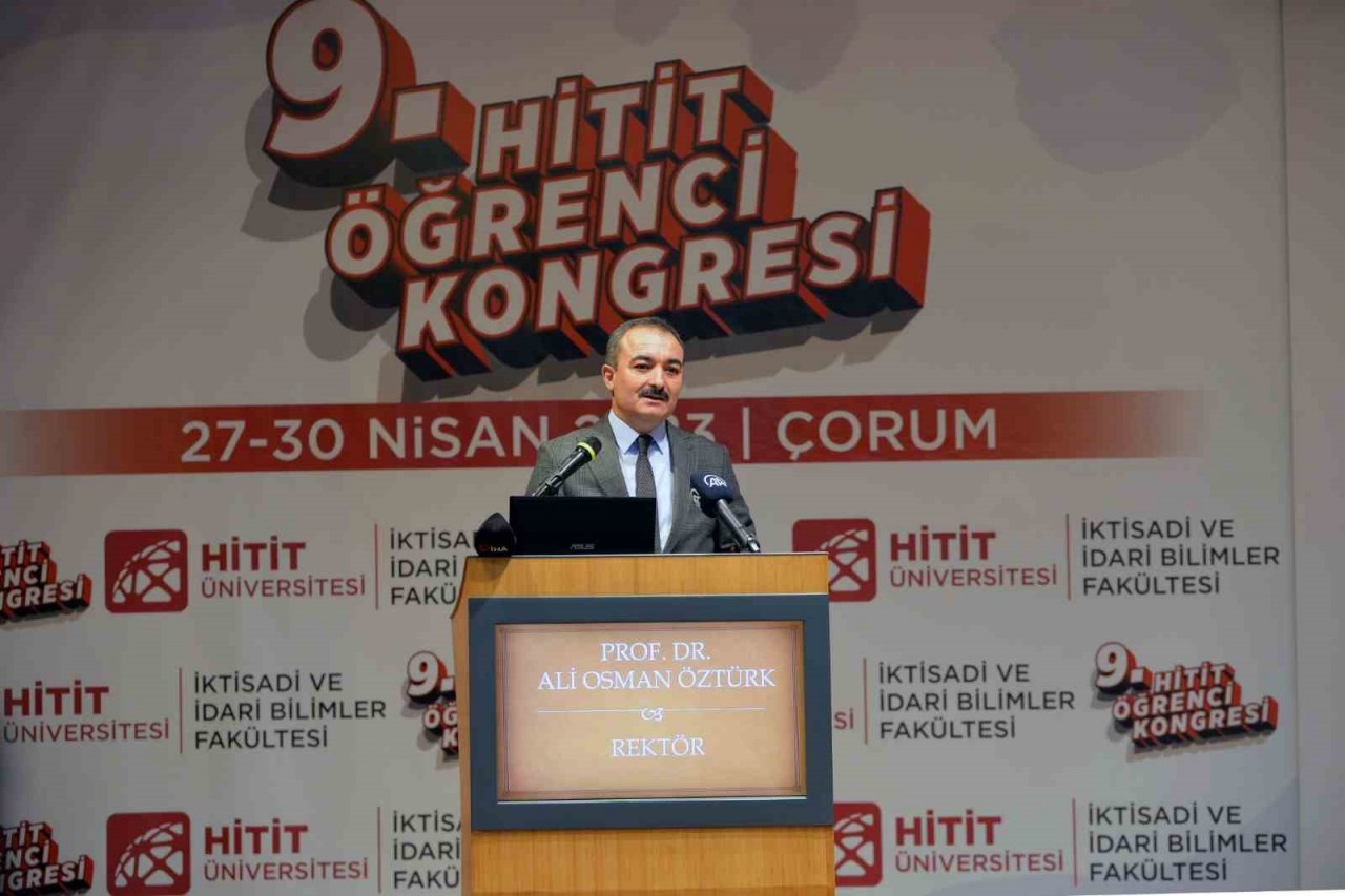 Çorum’da 9. Hitit Öğrenci Kongresi başladı