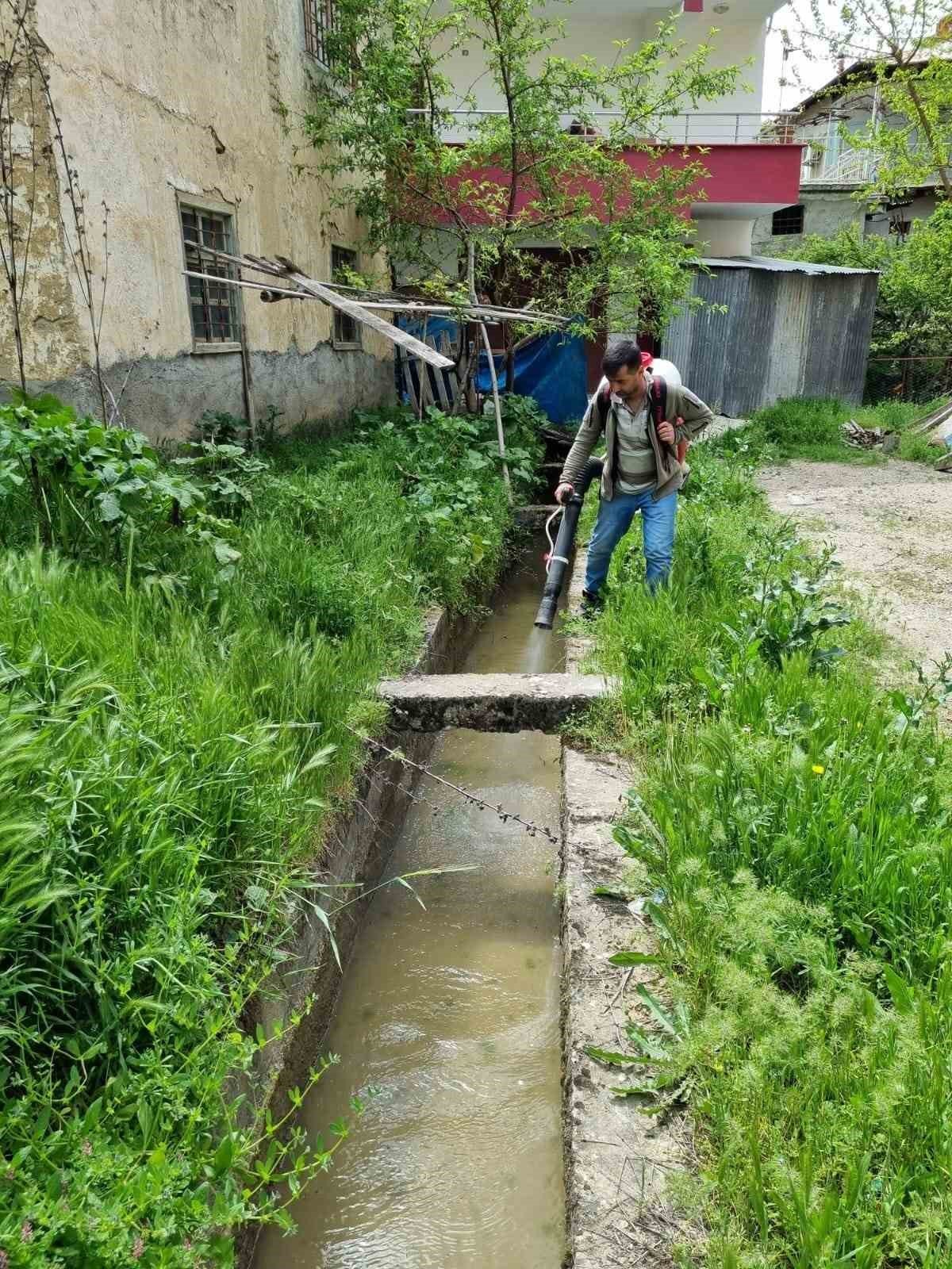 Keban’da haşere ile mücadele çalışması başladı