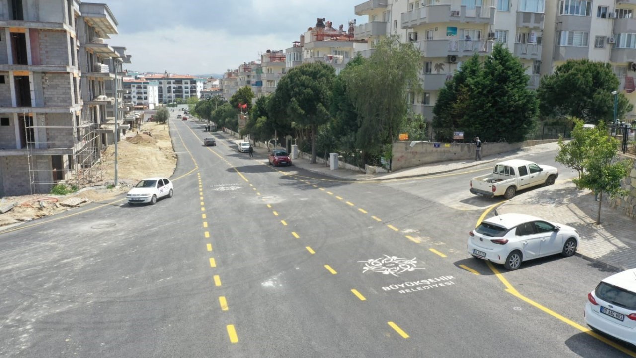 Aydın Büyükşehir Belediyesi yolları tek tek yeniliyor