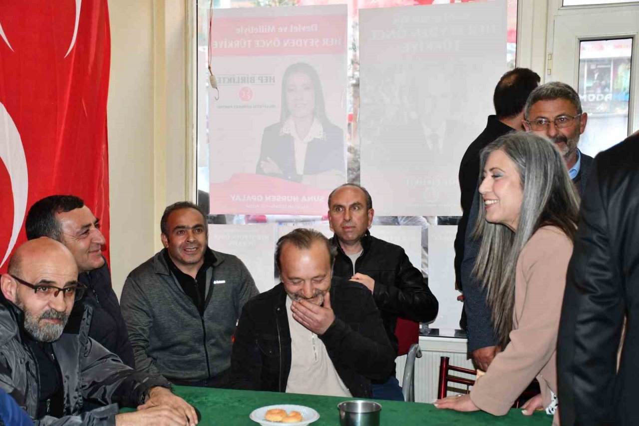 MHP Milletvekili adayı Opalay, ’’Karşı güçlere fırsat vermeyeceğiz’’