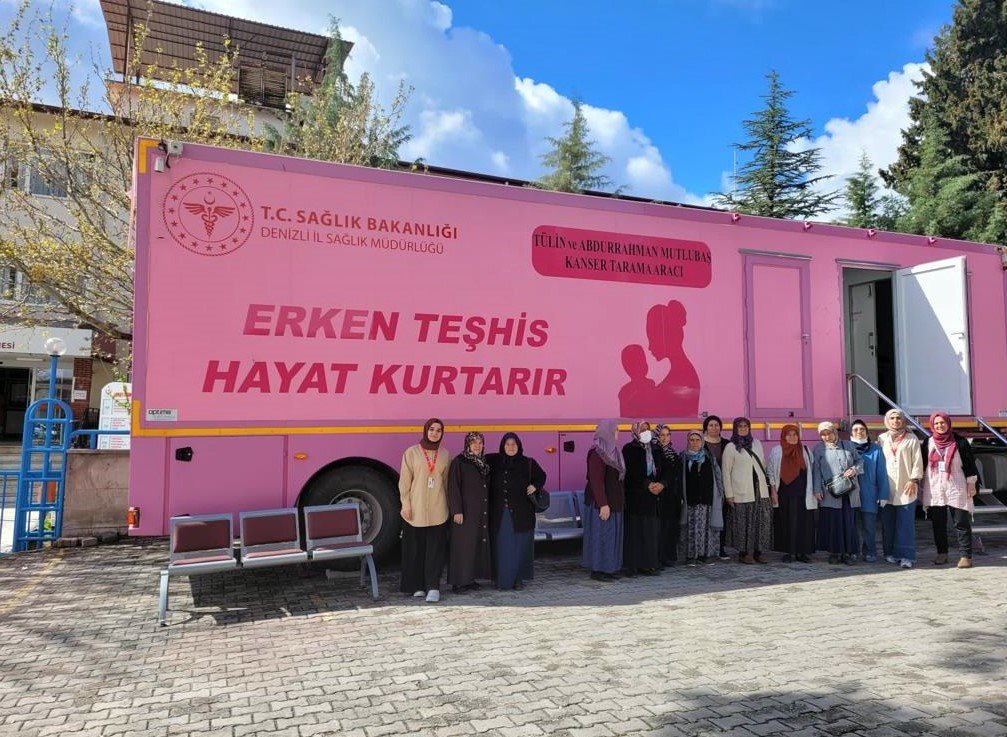 Mobil Kanser Tarama Tırı hayat kurtarmak için sahada