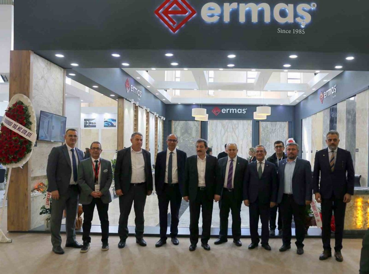 Muğla Valisi Tavlı Marble-İzmir fuarına katıldı