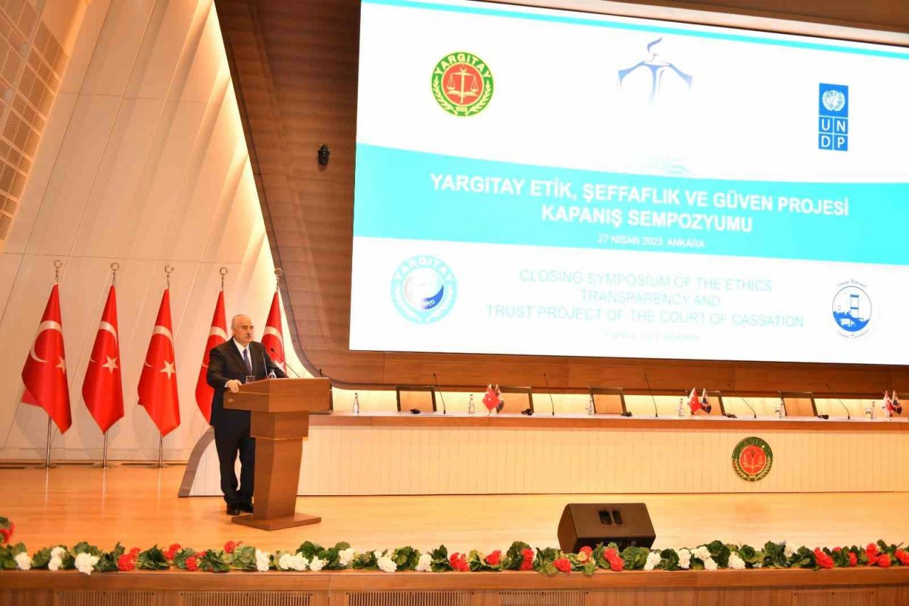 Yargıtay ‘Etik şeffaflık ve şeffaflık güven projesi’ kapanış sempozyumu gerçekleştirildi