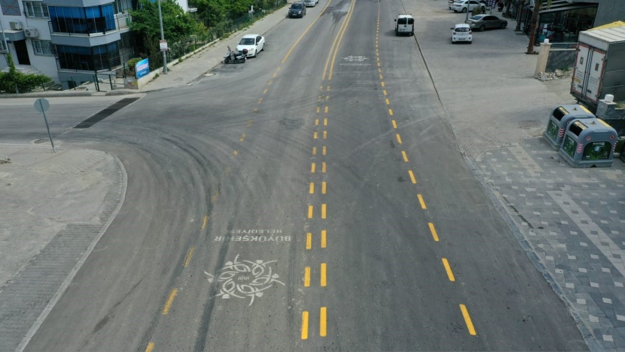 Aydın Büyükşehir Belediyesi Kirazlı Yolu’nda çalışmalarını tamamladı