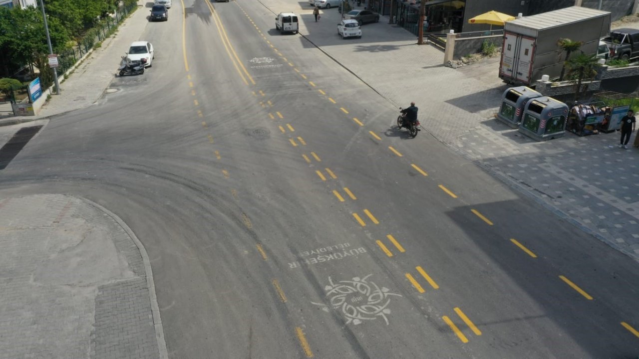 Aydın Büyükşehir Belediyesi Kirazlı Yolu’nda çalışmalarını tamamladı