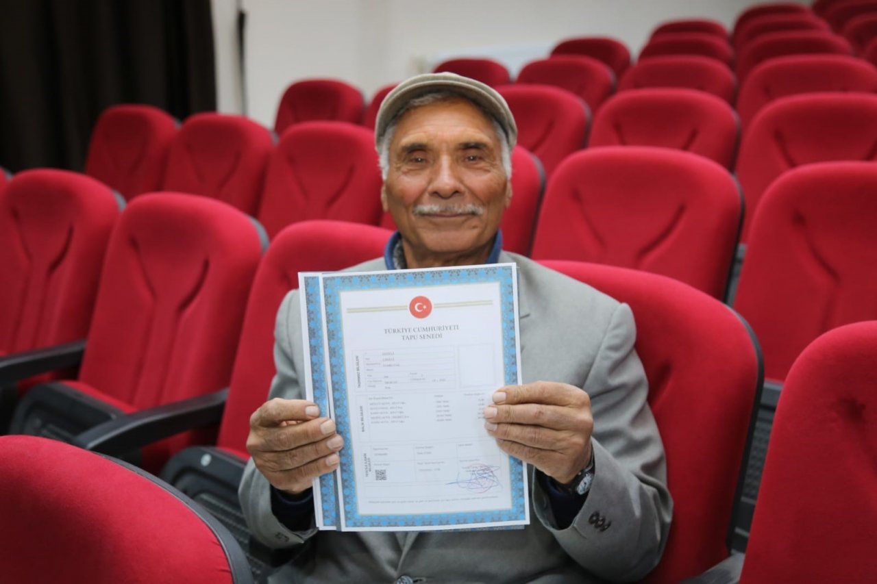 Çameli’nde tapu sevinci