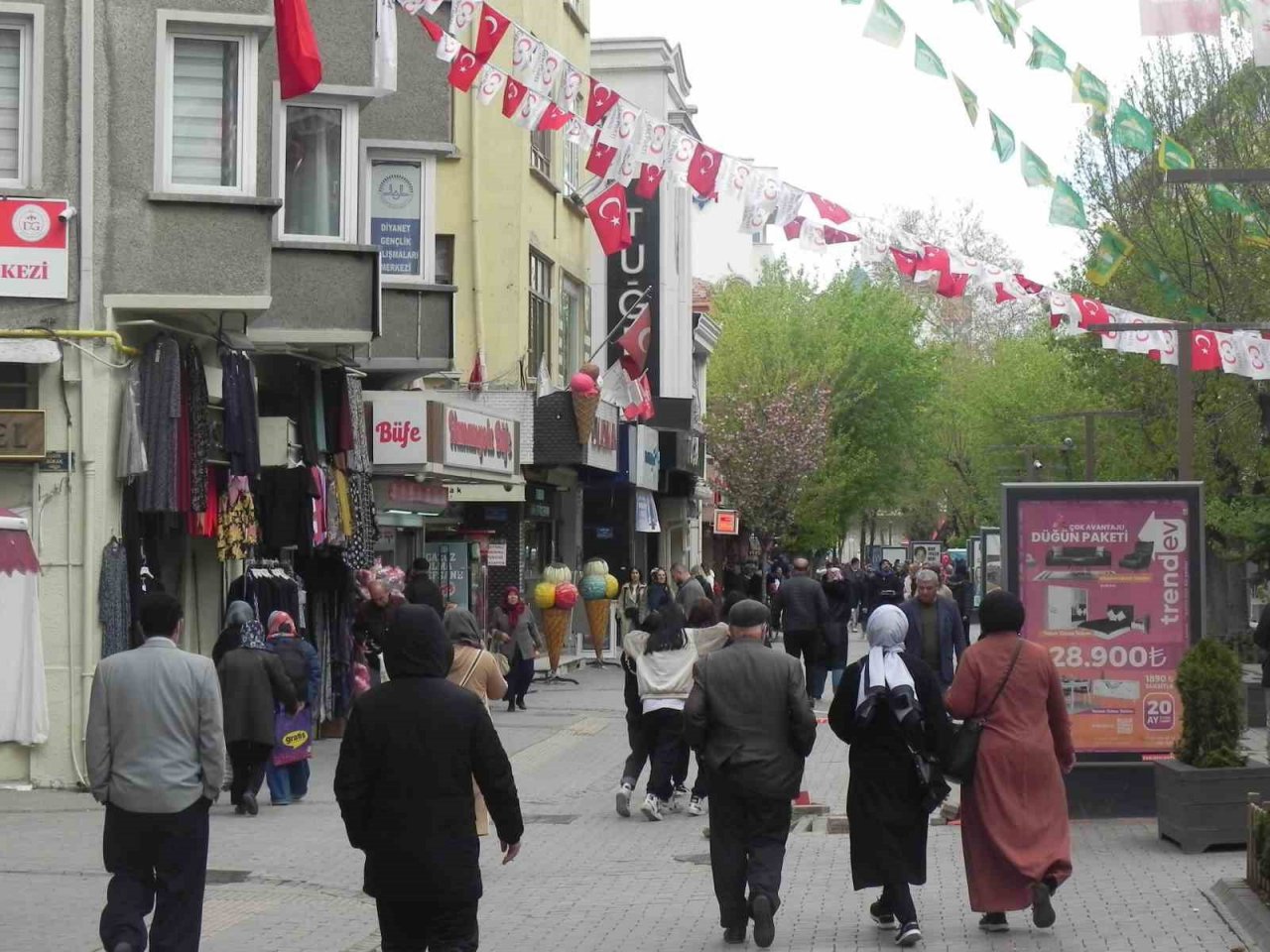 Eskişehir’e kış sanki geri döndü