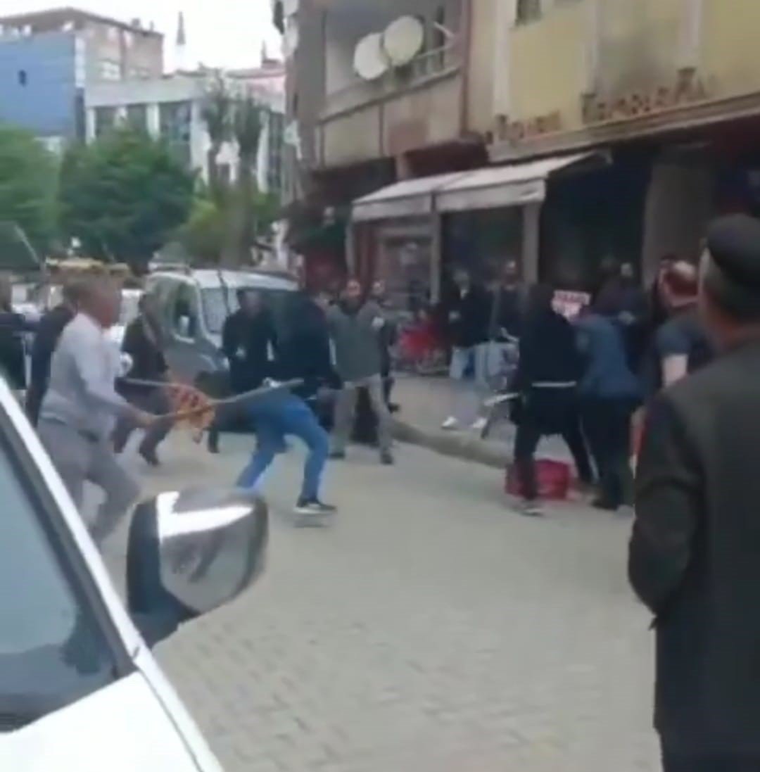 Iğdır’da iki grup arasında çıkan kavganın görüntüleri ortaya çıktı