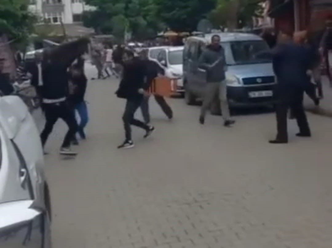 Iğdır’da iki grup arasında çıkan kavganın görüntüleri ortaya çıktı