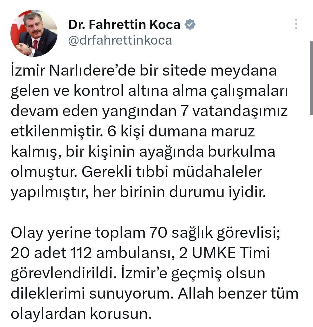 İzmir’de Folkart Sitesi’nde büyük yangın devam ediyor
