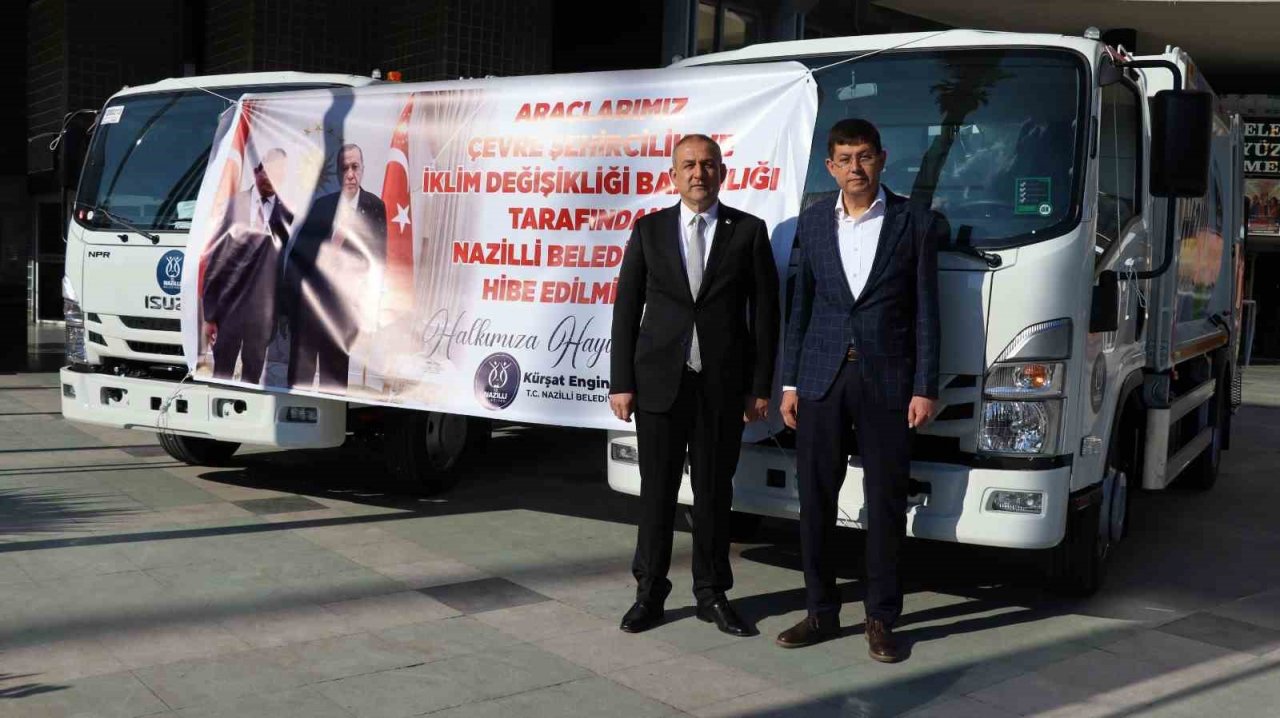 Nazilli Belediyesi’nin filosuna 2 araç daha katıldı