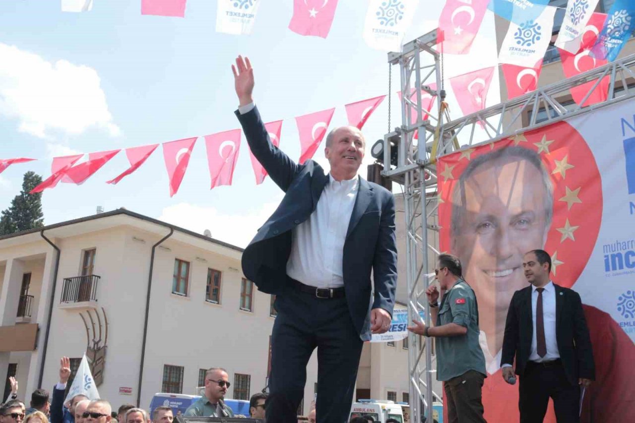 13’ncü Cumhurbaşkanı Adayı Muharrem İnce Balıkesir’den seslendi: