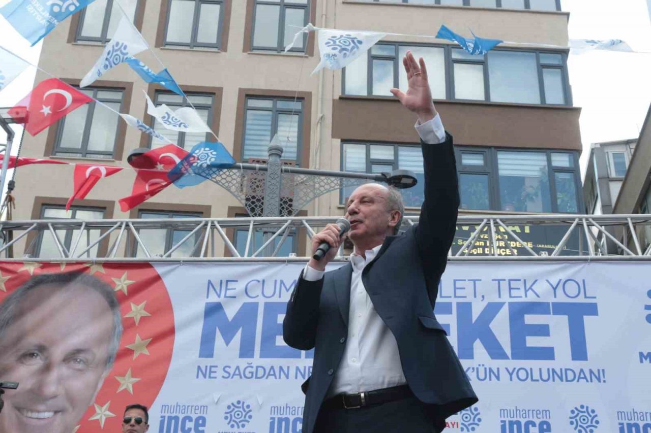 13’ncü Cumhurbaşkanı Adayı Muharrem İnce Balıkesir’den seslendi: