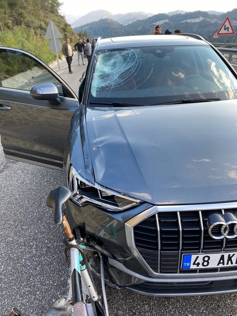 Bisikletli doktora çarpan şahıs tutuklandı