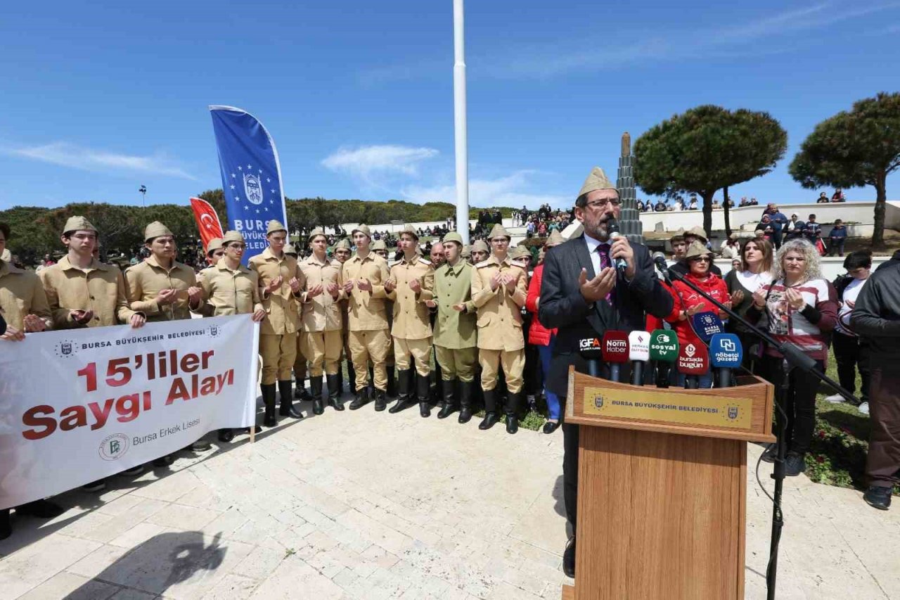 Bursa, Çanakkale’de tek yürek